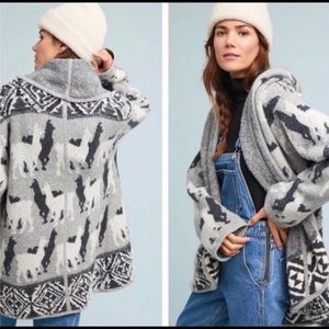 Gray Anthropologie Cardigan